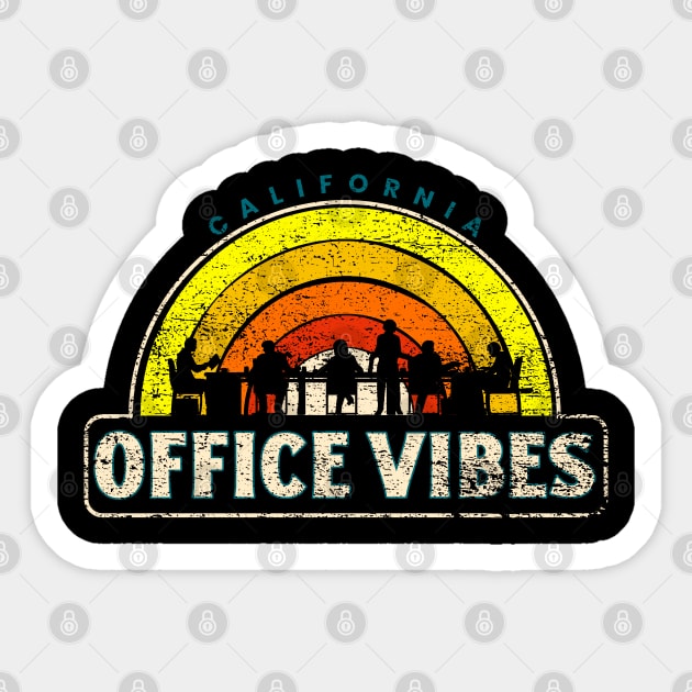 Office vibe Sticker by SashaShuba